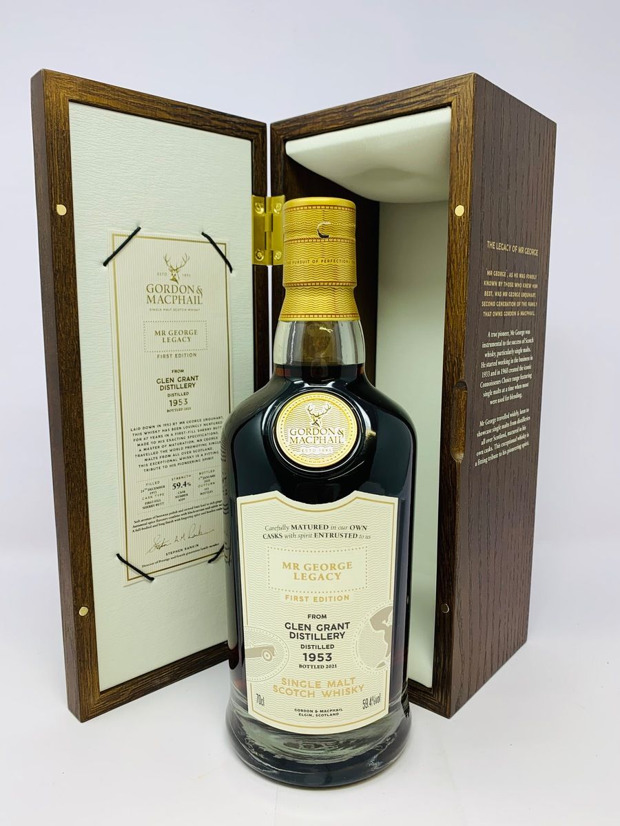 GLEN GRANT 67 YEAR OLD (1953) GORDON & MACPHAIL - MR GEORGE LEGACY FIRST EDITION