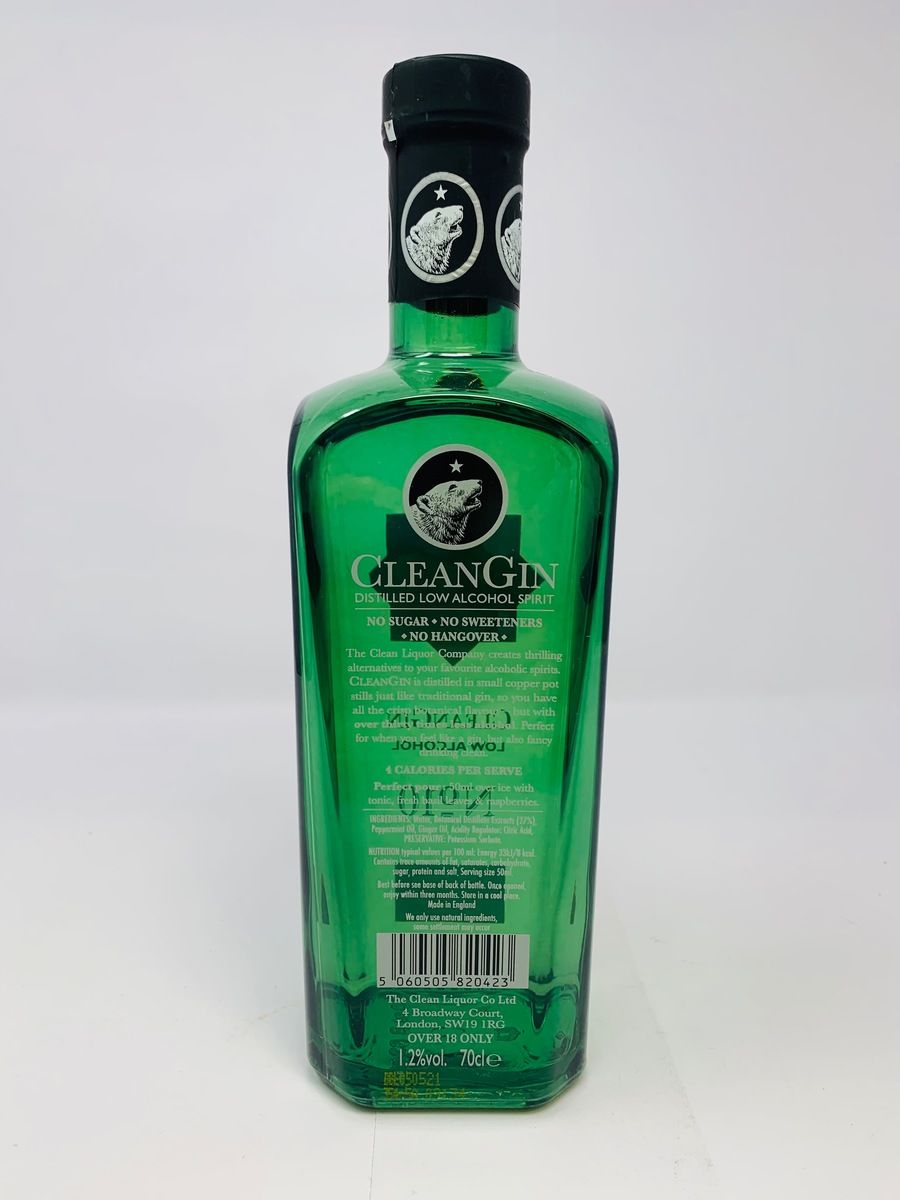 THE CLEAN LIQUOR CO - NO10 CLEAN GIN