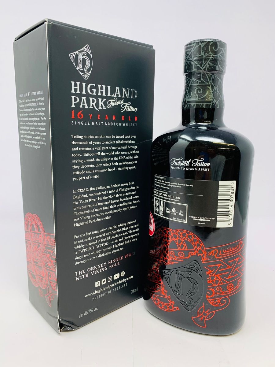 HIGHLAND PARK 16 YEAR OLD TWISTED TATTOO