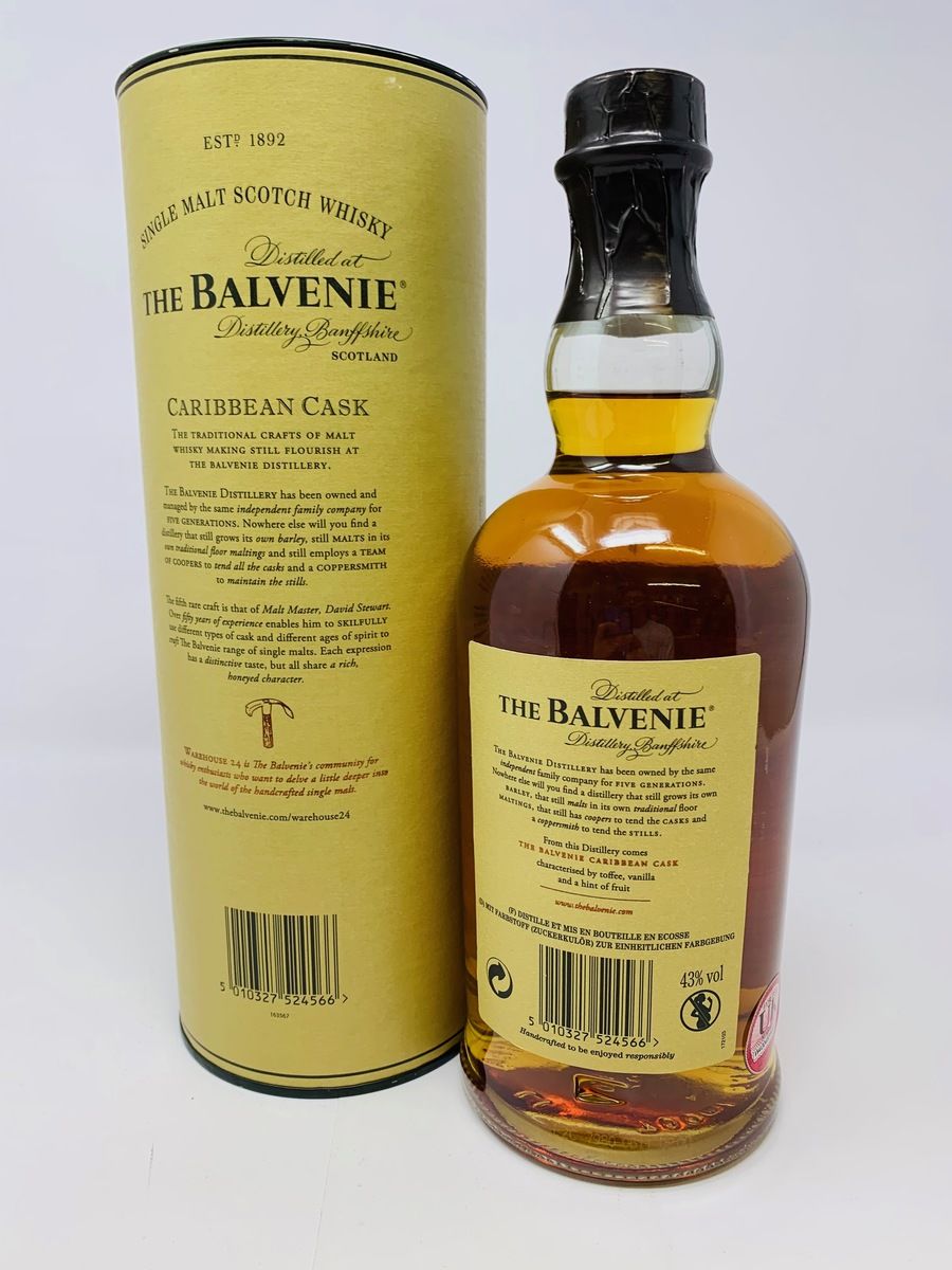 BALVENIE 14 YEAR OLD CARIBBEAN CASK