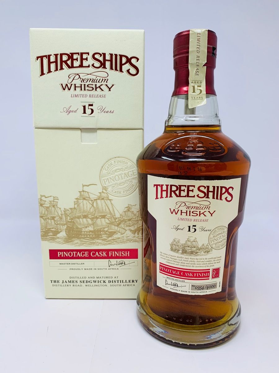 THREE SHIPS 15 YEAR OLD LIMITED RELEASE PINOTAGE CASK FINISH