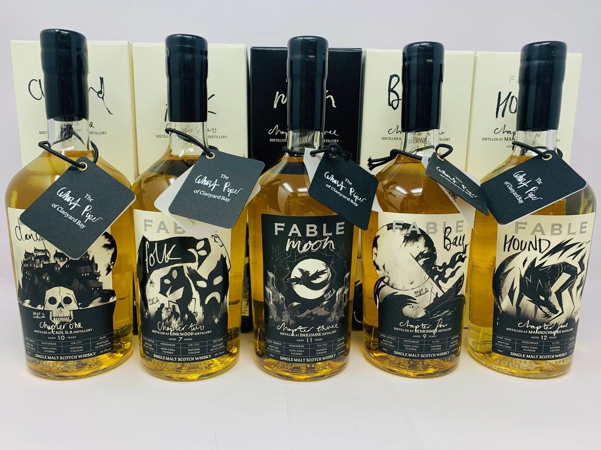 THE GHOST PIPER OF CLANYARD BAY - VOLUME 1 - 5 X 70CL