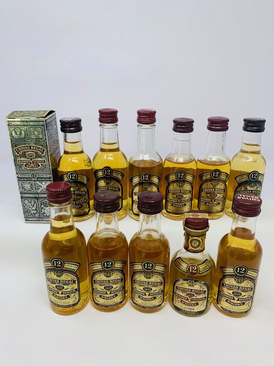 CHIVAS REGAL 12 YEAR OLD MINIATURES
