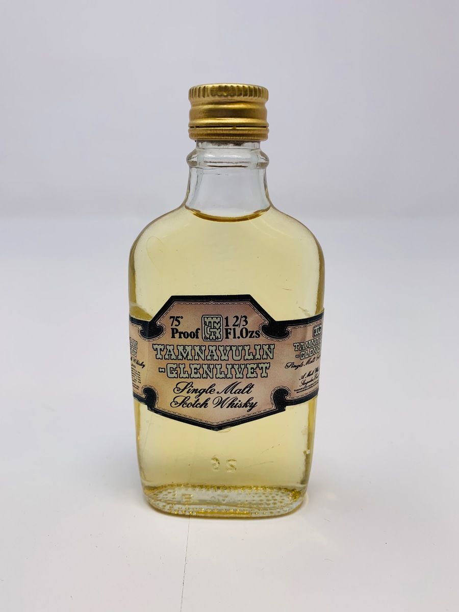 TAMNAVULIN GLENLIVET 4CL 1 2/3rds floz MINIATURE