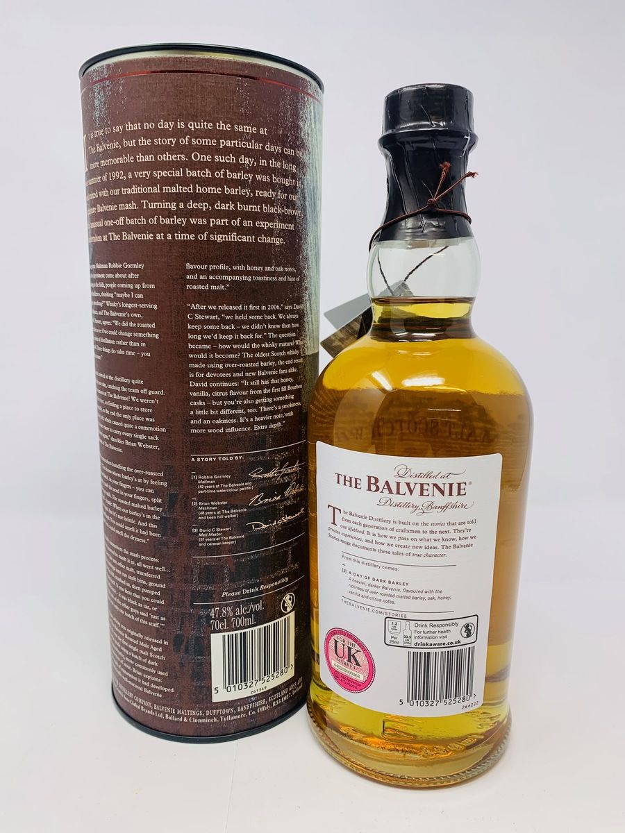 BALVENIE 26 YEAR OLD "A DAY OF DARK BARLEY"