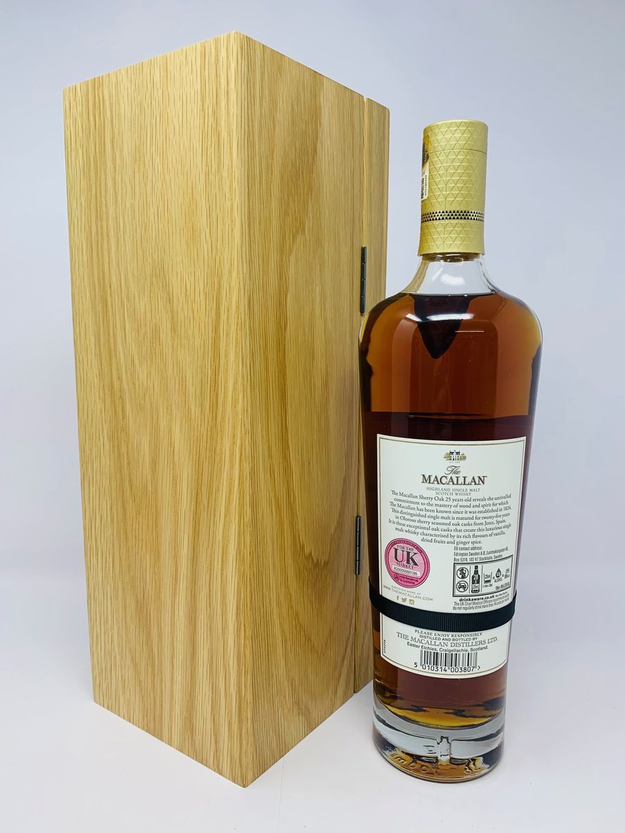 MACALLAN 25 YEAR OLD SHERRY OAK 2021 RELEASE