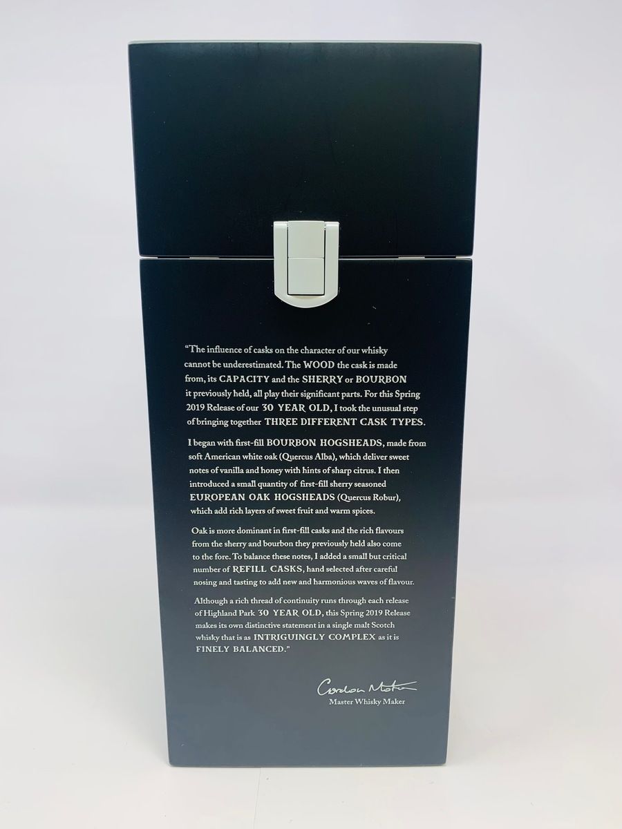 HIGHLAND PARK 30 YEAR OLD SPRING 2019 RELEASE