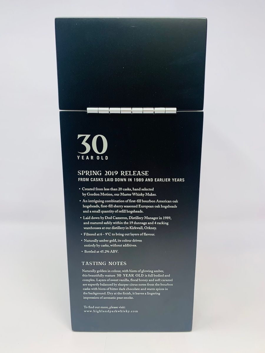 HIGHLAND PARK 30 YEAR OLD SPRING 2019 RELEASE