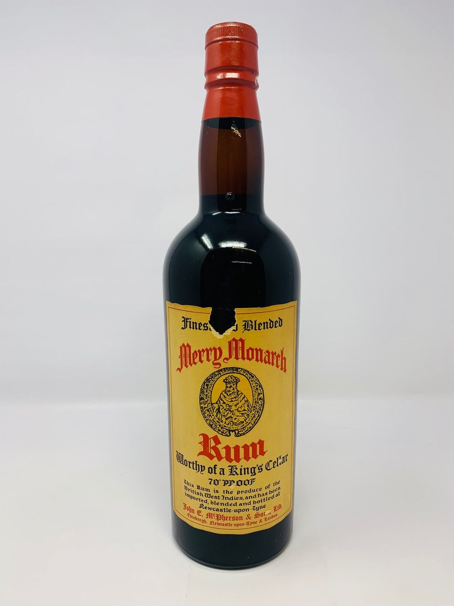 MERRY MONARCH RUM 1970'S BOTTLING