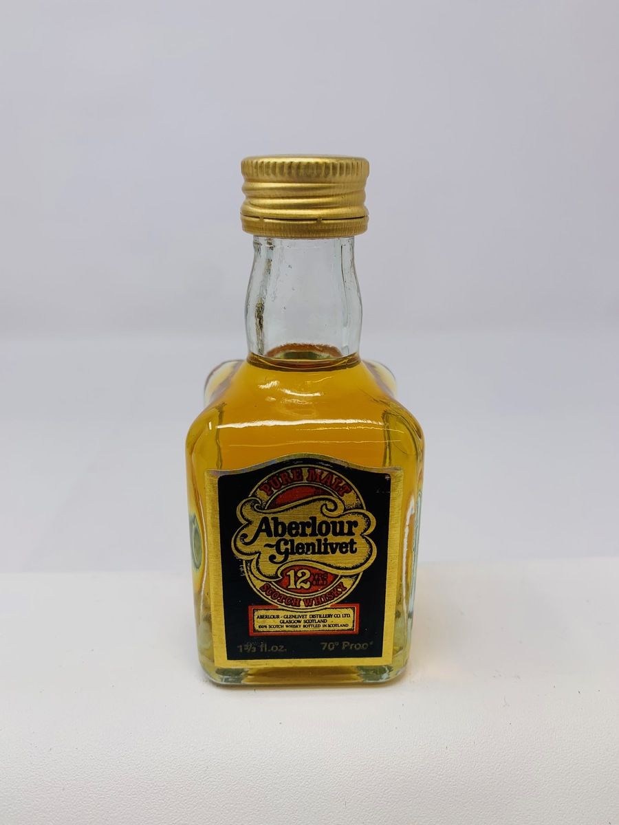 ABERLOUR GLENLIVET 12 YEAR OLD WHISKY MINIATURE