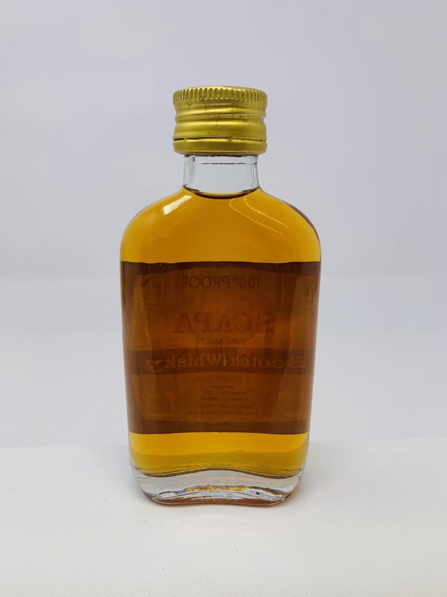 SCAPA WHISKY 100 PROOF 8 YEAR OLD MINIATURE