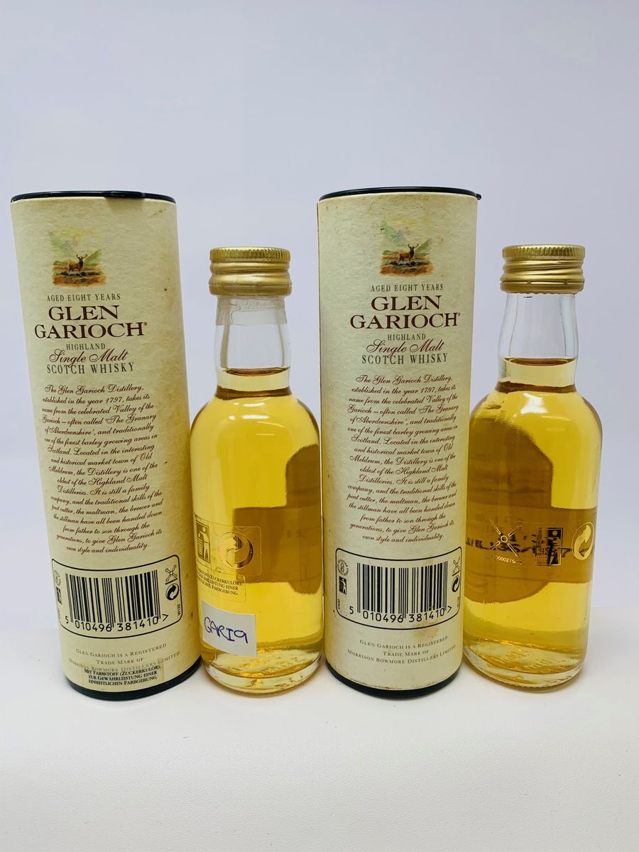GLEN GARIOCH 8 YEAR OLD MINIATURES