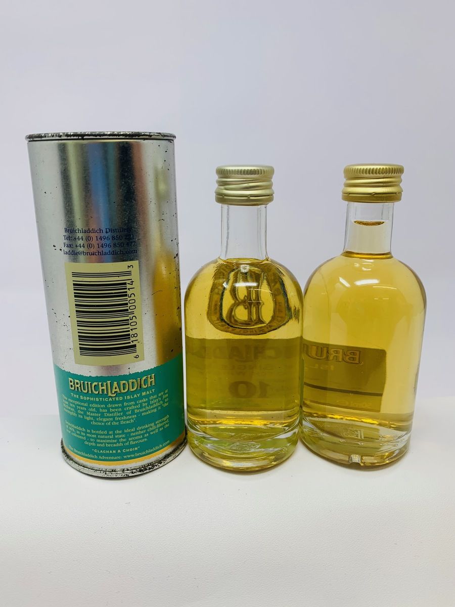 BRUICHLADDICH 10 & 12 YEAR OLD MINIATUREs