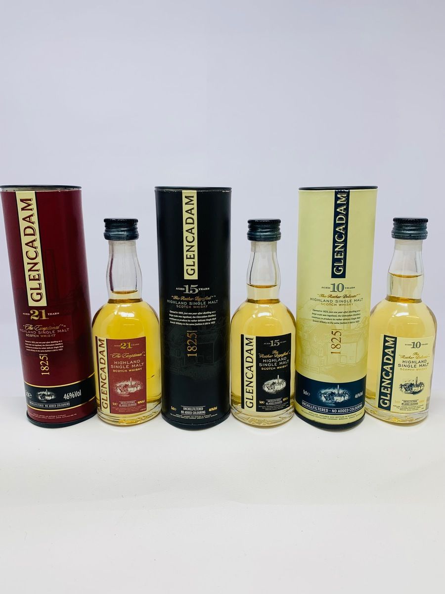 GLENCADAM SINGLE MALT MINIATURES