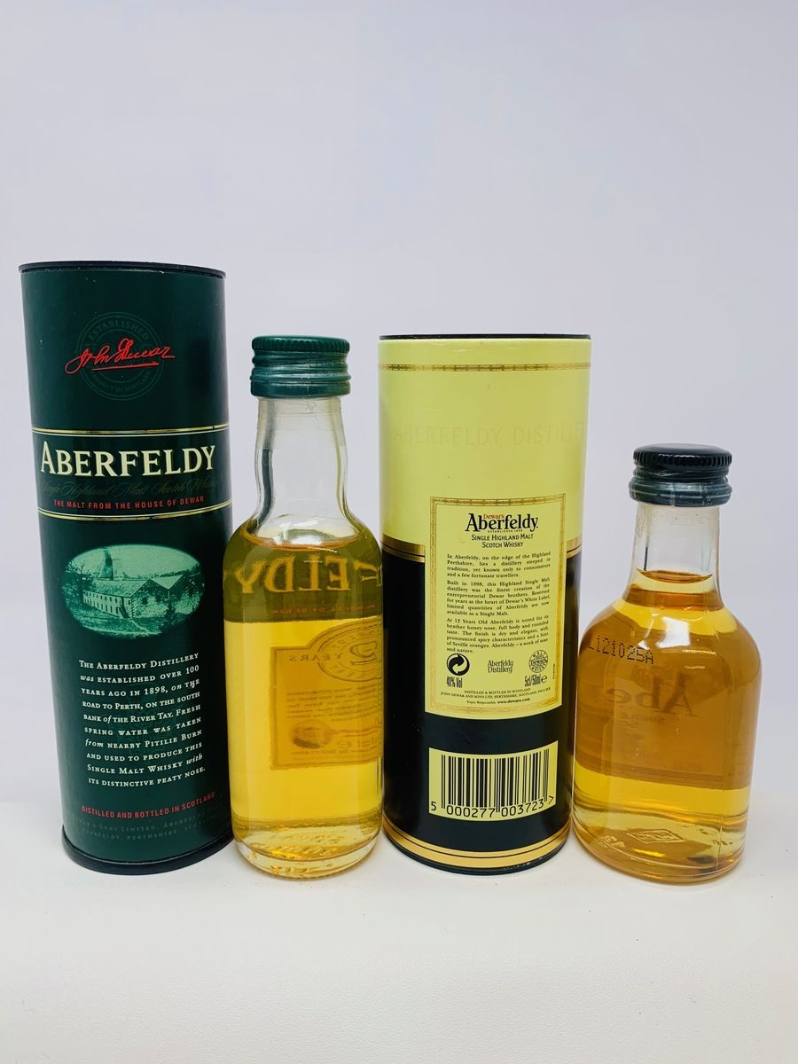 ABERFELDY 12 YEAR OLD MINIATURES