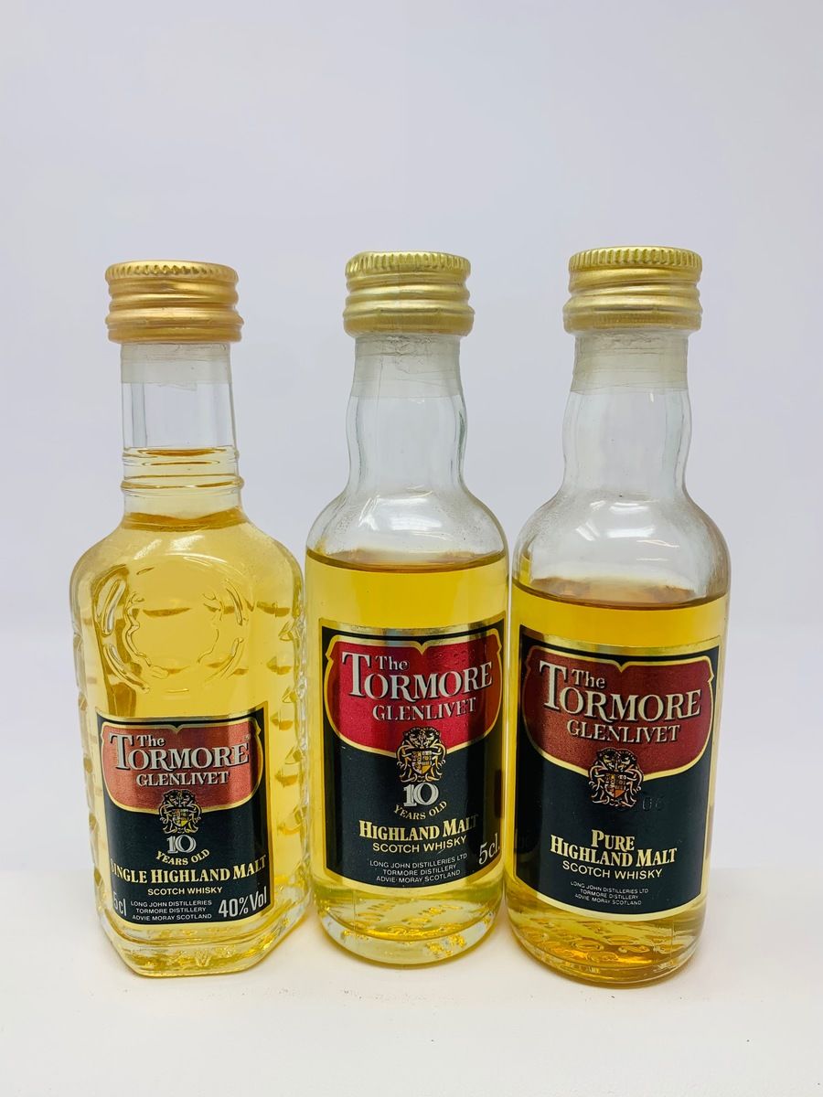 TORMORE GLENLIVET MINIATURES
