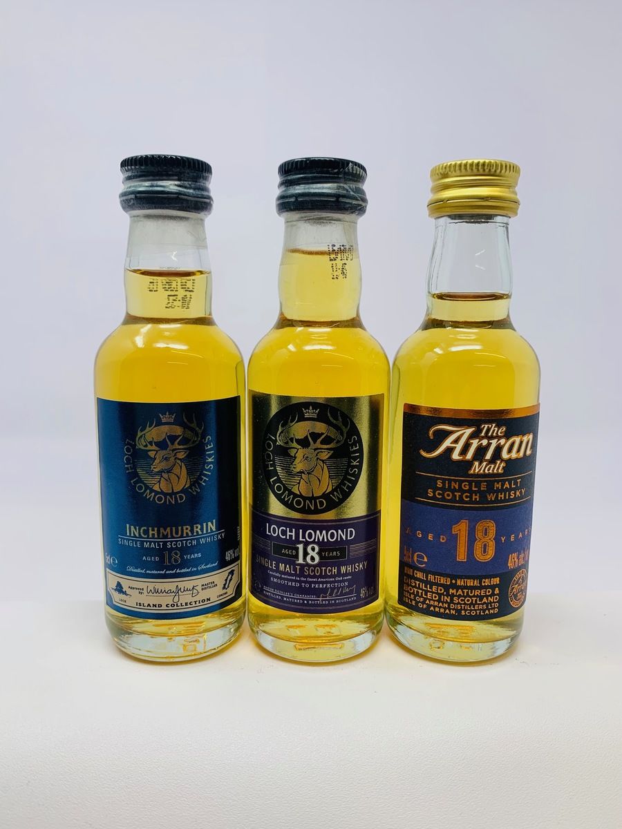 3 X 18 YEAR OLD MINIATURES