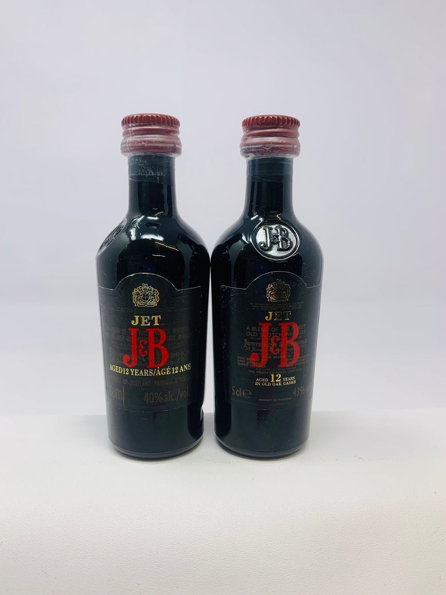 J & B JET 12 YEAR OLD MINIATURES
