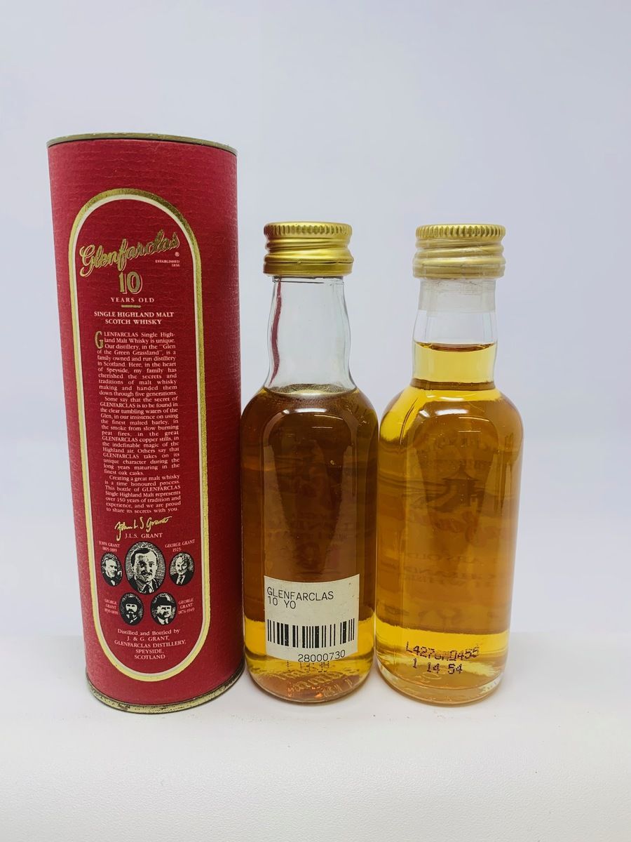 GLENFARCLAS 10 YEAR OLD WHISKY MINIATURES