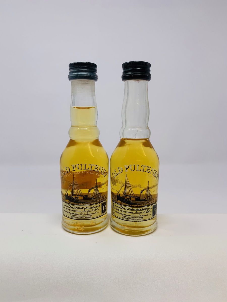OLD PULTENEY 12 YEAR OLD - OLD STYLE MINIATURES