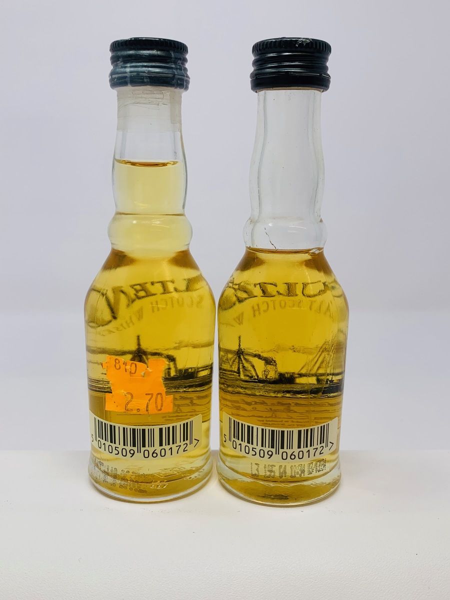 OLD PULTENEY 12 YEAR OLD - OLD STYLE MINIATURES