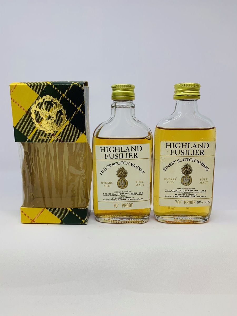 HIGHLAND FUSILIER 8 YEAR OLD WHISKY MINIATURES