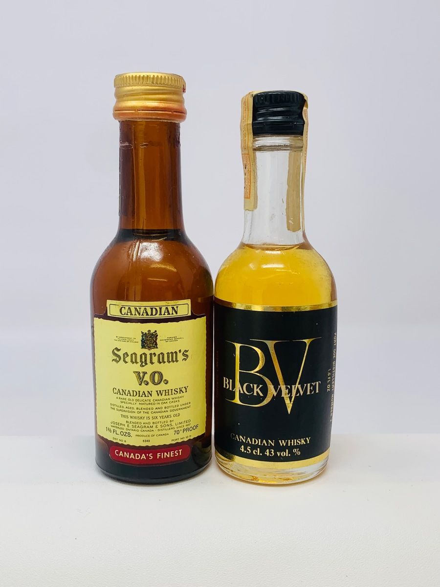 CANADIAN WHISKEY MINIATURES