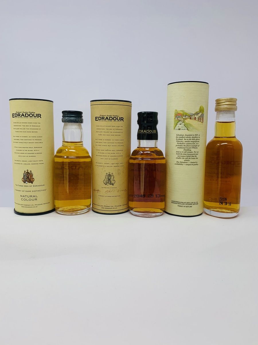 EDRADOUR 10 YEAR OLD MINIATURES