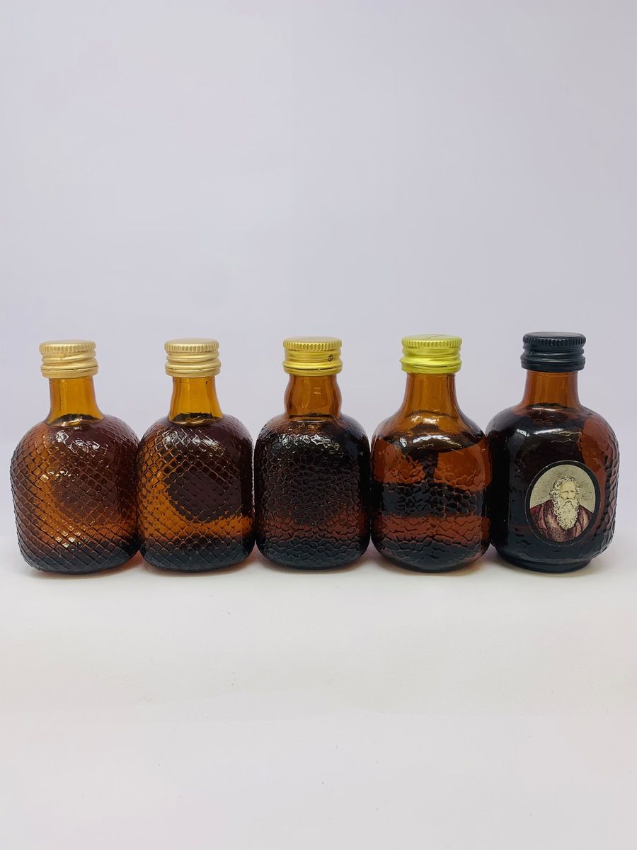 5 X WHISKY MINIATURES 