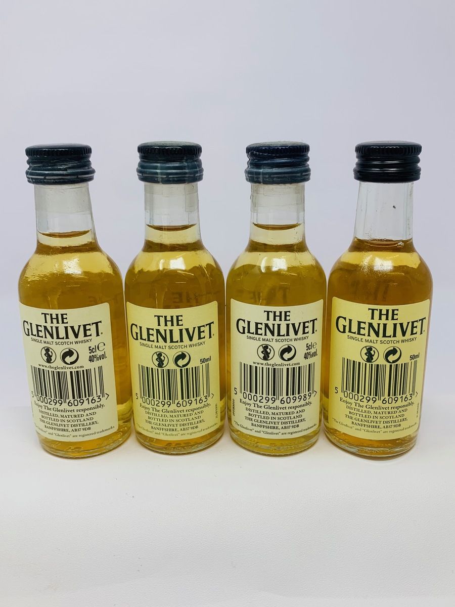 GLENLIVET WHISKY MINIATURES 