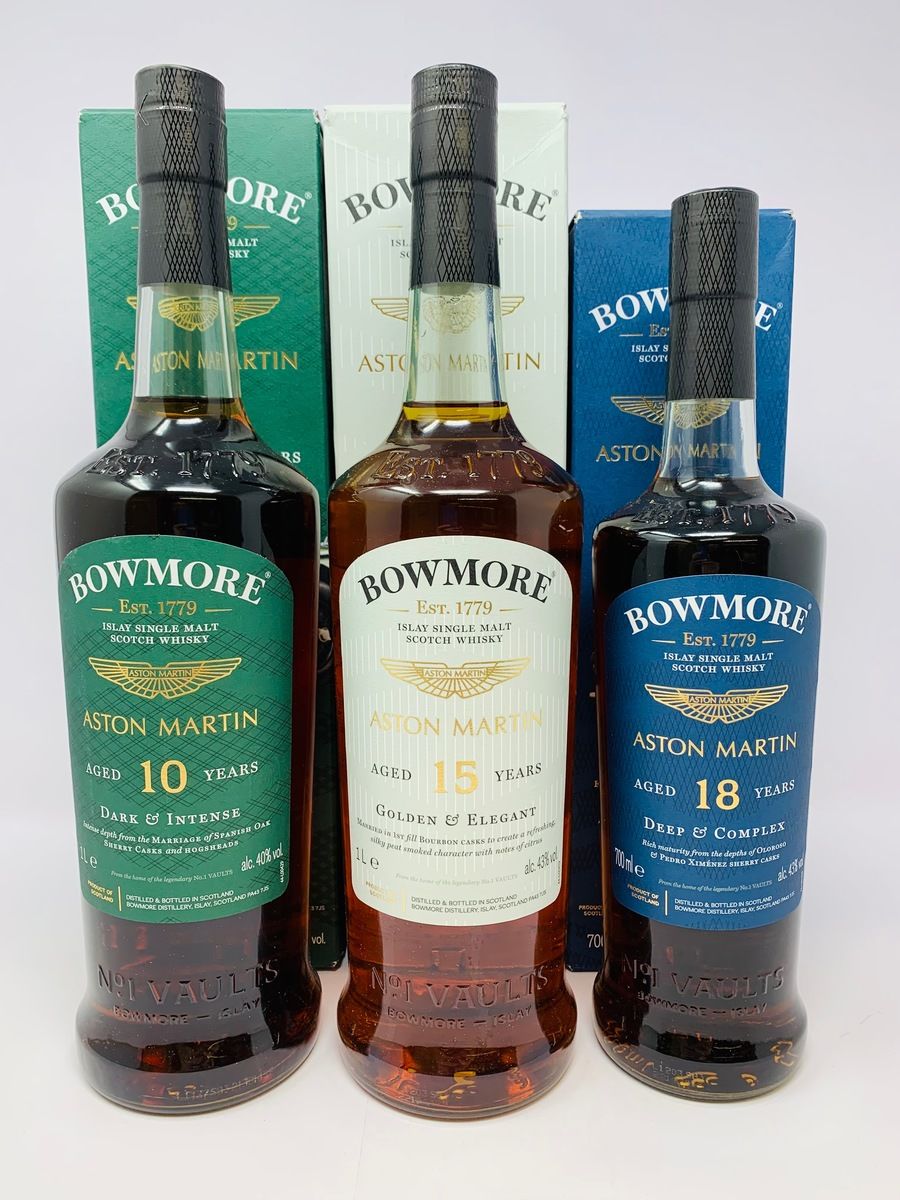 BOWMORE - ASTON MARTIN - EDITION 1,2 & 3
