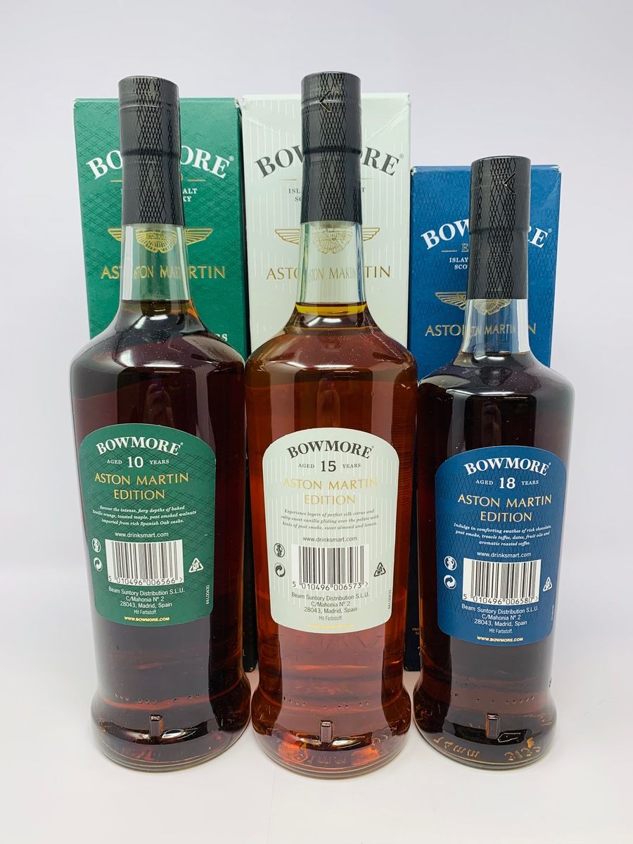 BOWMORE - ASTON MARTIN - EDITION 1,2 & 3