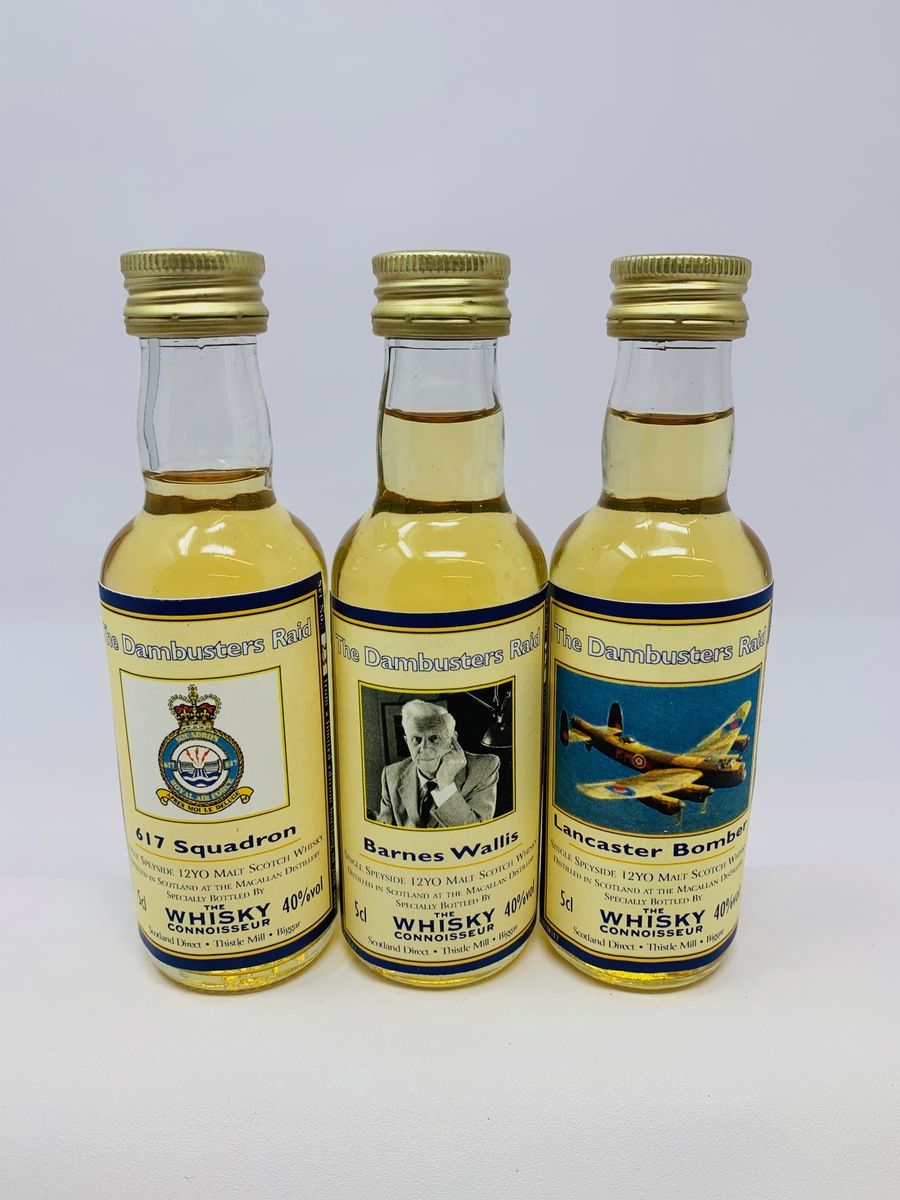 MACALLAN "THE DAMBUSTERS RAID" THE WHISKY CONNOISSEUR MINIATURES
