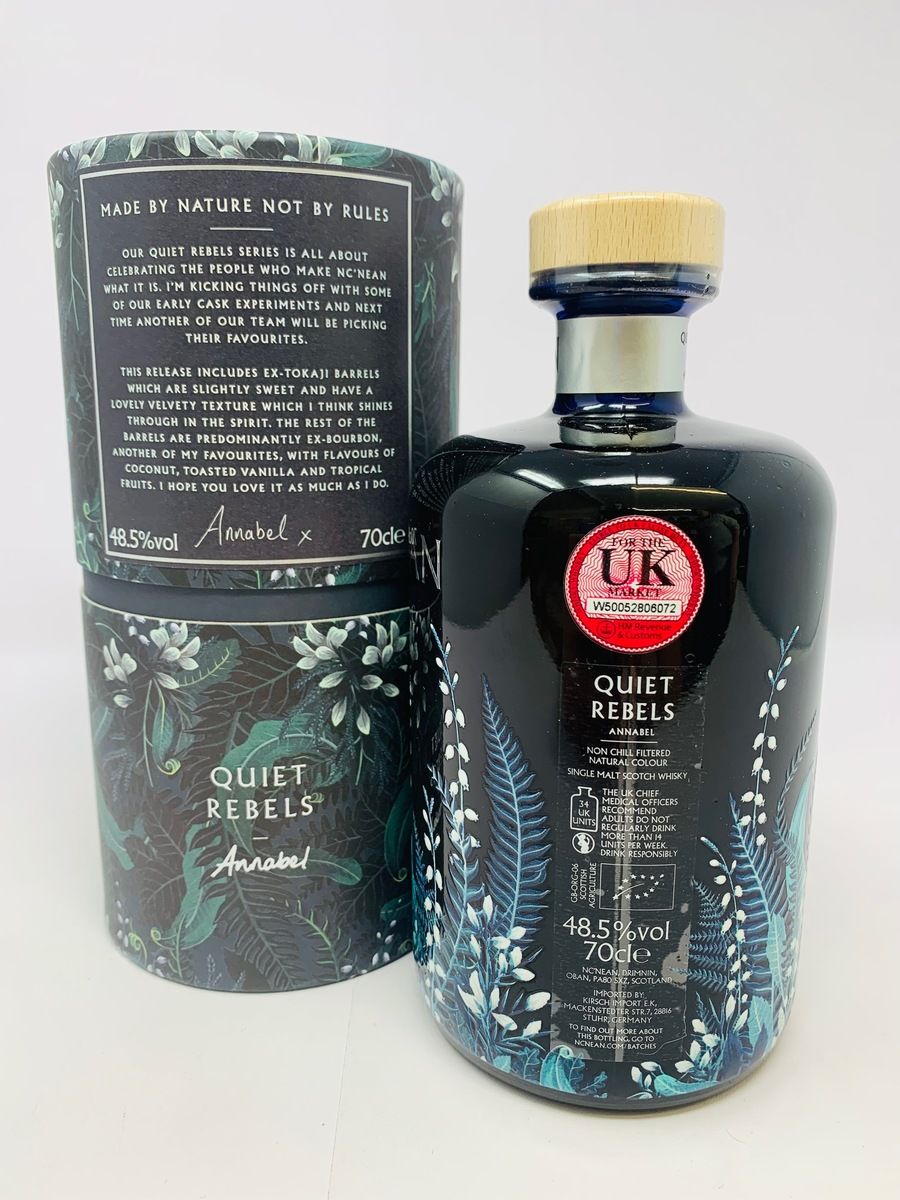NC'NEAN ORGANIC SINGLE MALT SCOTCH WHISKY - ANNABEL QUIET REBELS