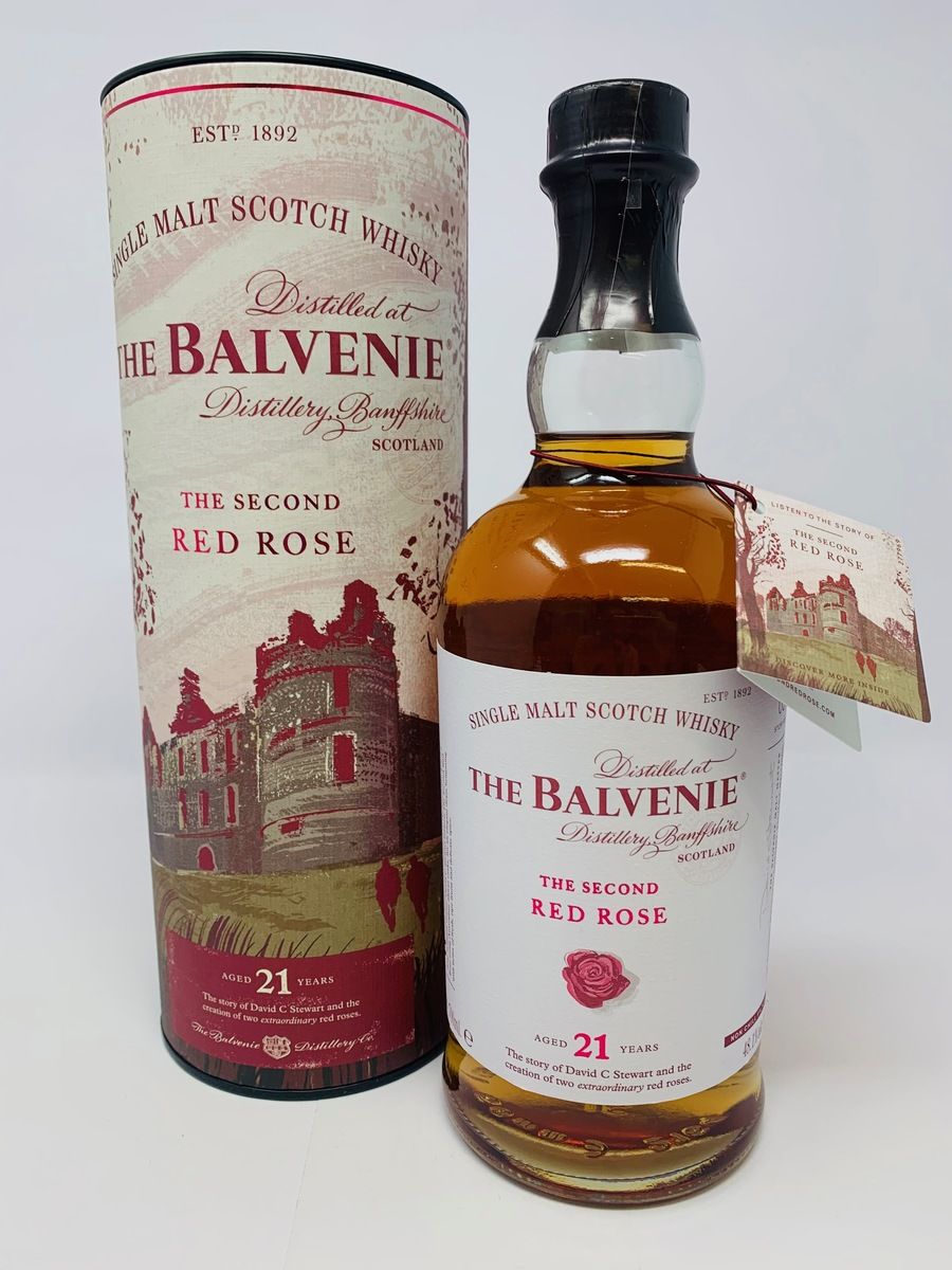 BALVENIE - THE SECOND RED ROSE 21 YEAR OLD
