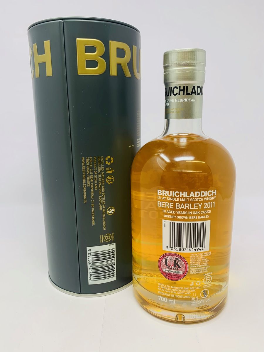 BRUICHLADDICH BERE BARLEY 2011 