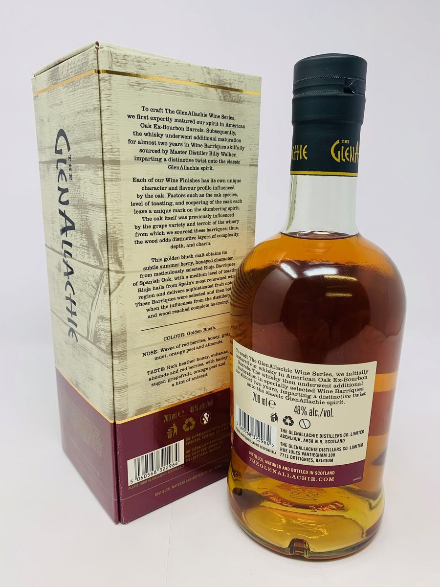 GLENALLACHIE 13 YEAR OLD RIOJA WINE CASK FINISH