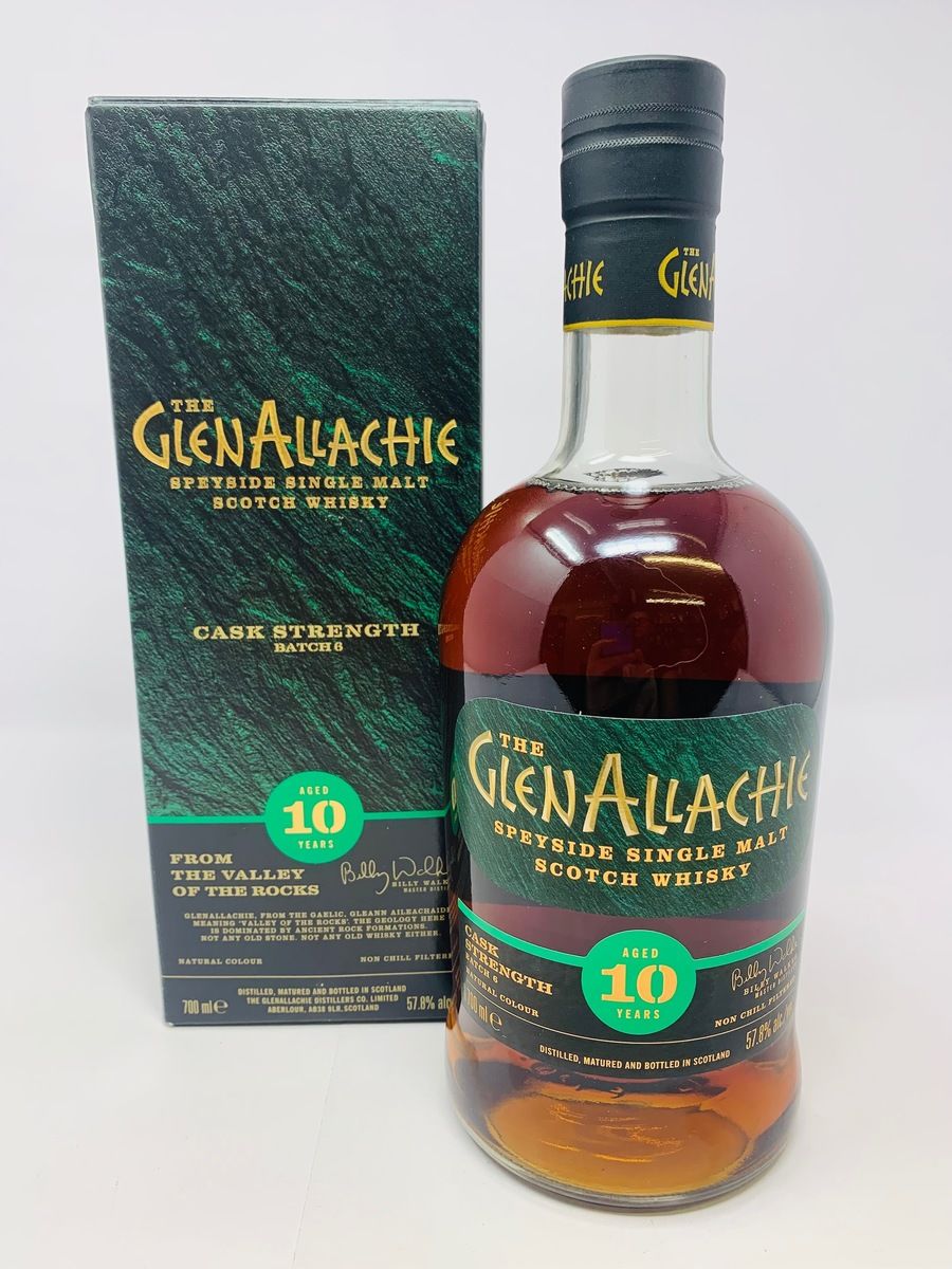 GLENALLACHIE 10 YEAR OLD CASK STRENGTH BATCH 6