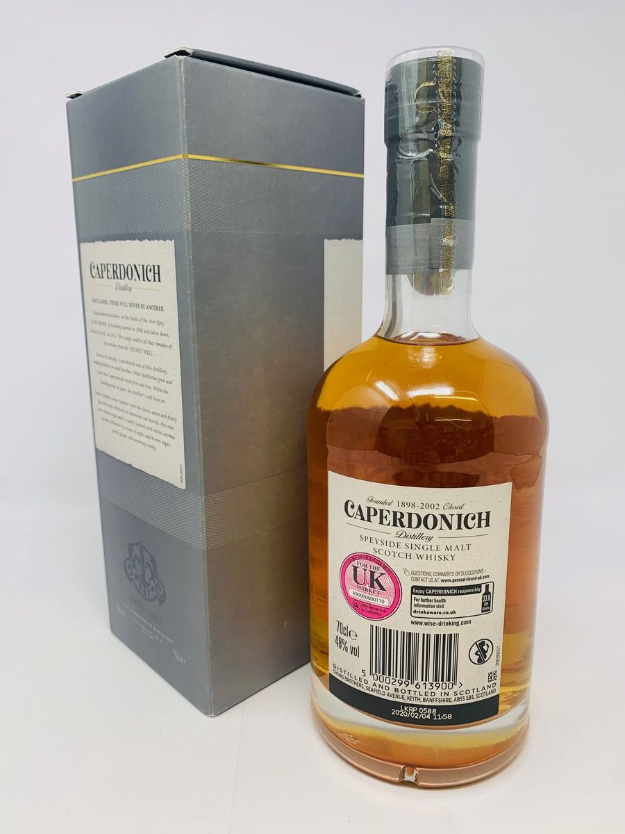 CAPERDONICH PEATED 18 YEAR OLD PEATED - SECRET SPEYSIDE SCOTCH WHISKY