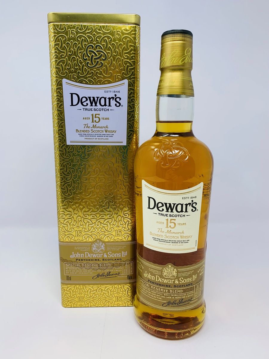 DEWARS 15 YEAR OLD THE MONARCH 