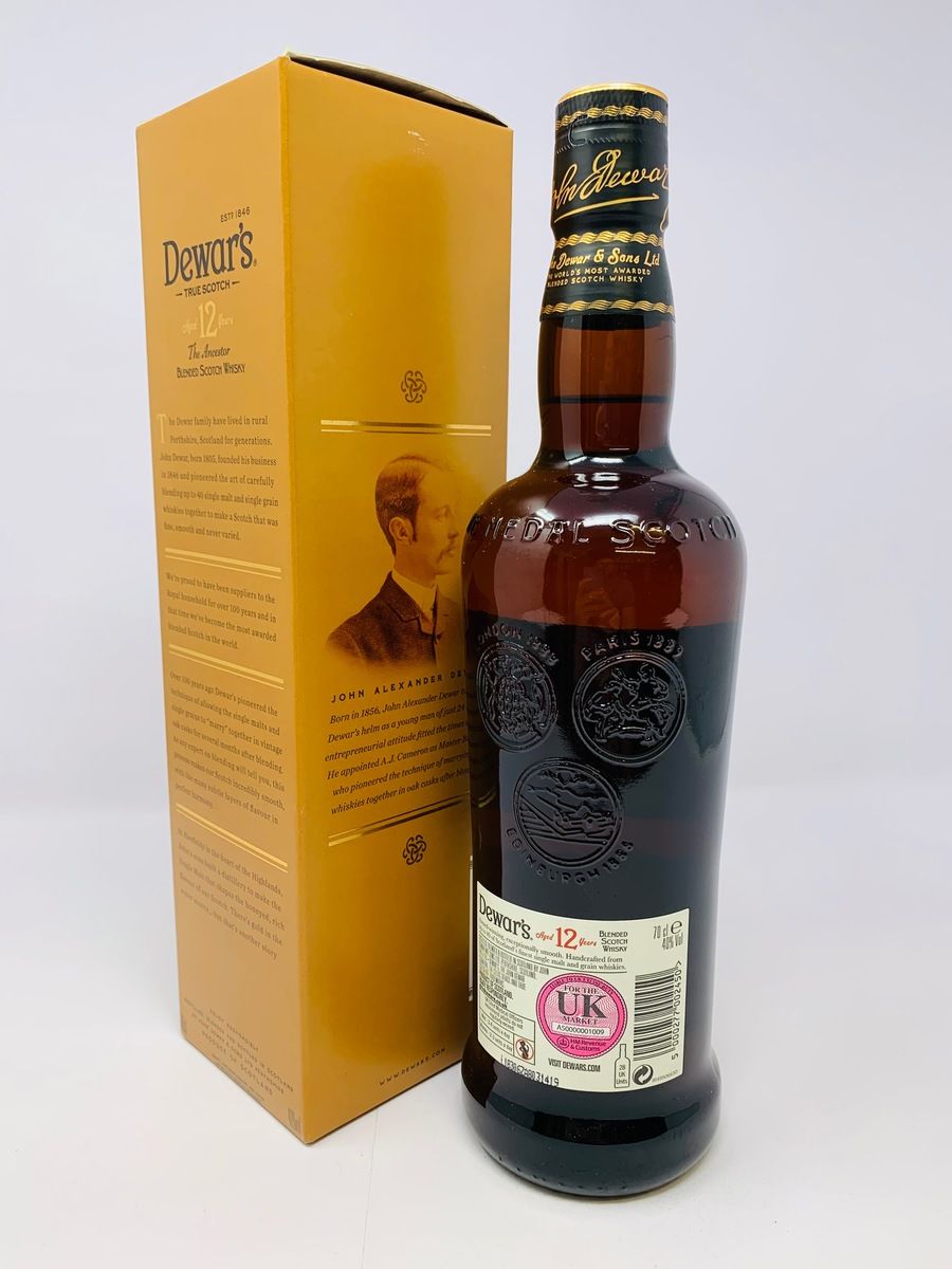 DEWARS 12 YEAR OLD THE ANCESTOR 