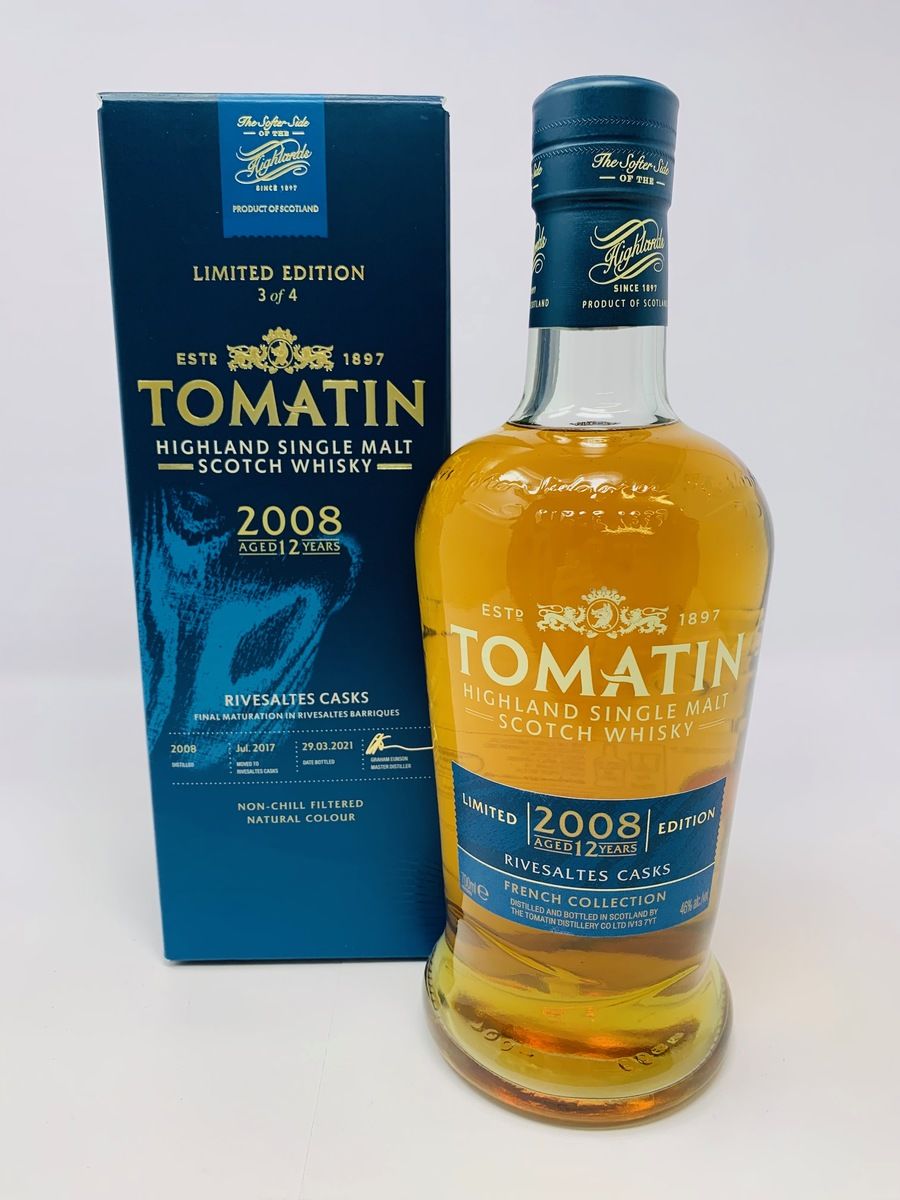 TOMATIN FRENCH TRIO 12 YEAR OLD RIVESALTES CASKS