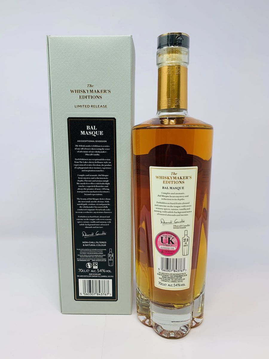 THE LAKES WHISKY MAKERS EDITIONS - BAL MASQUE