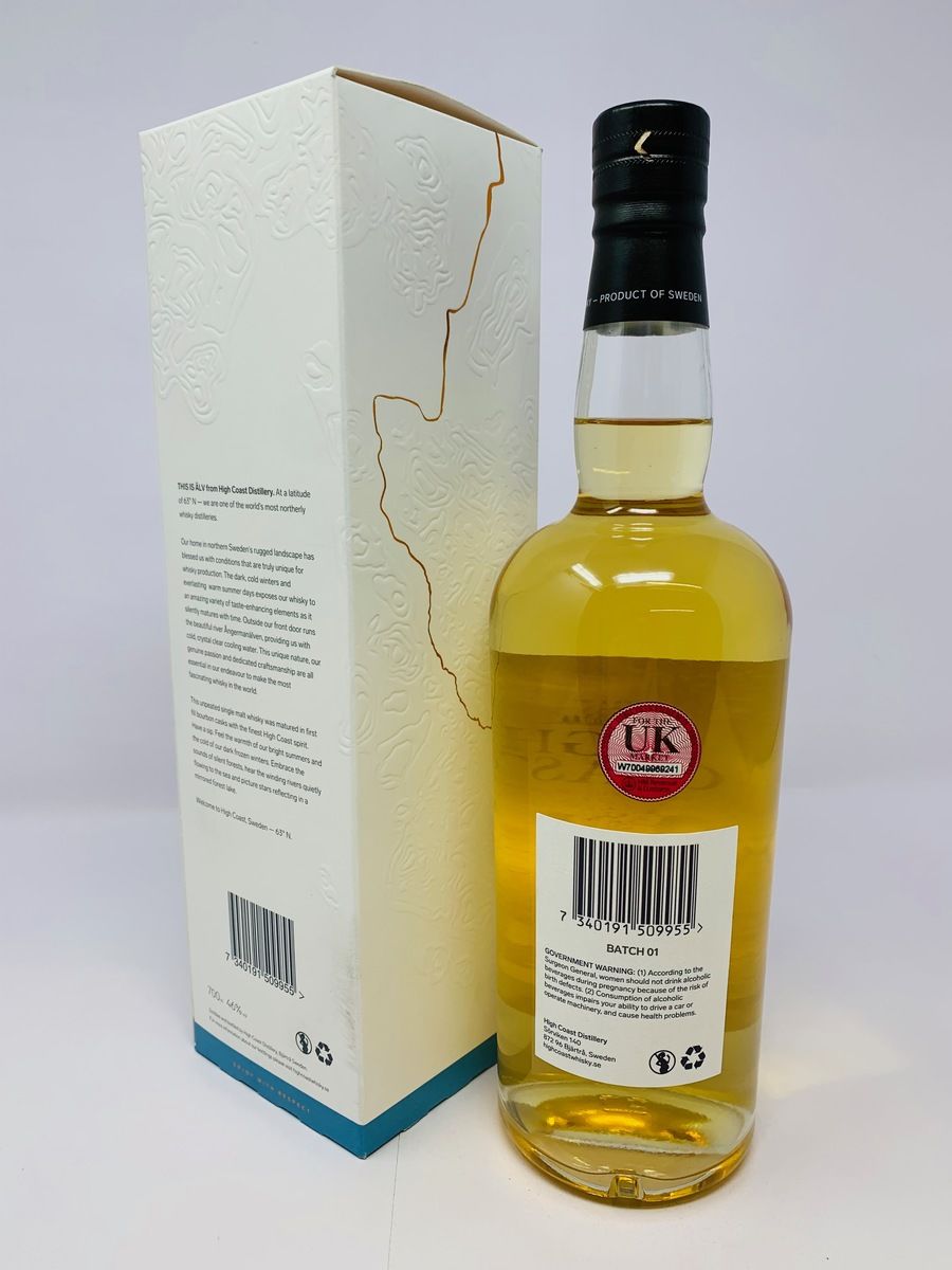 HIGH COAST ALV SWEDISH SINGLE MALT WHISKY
