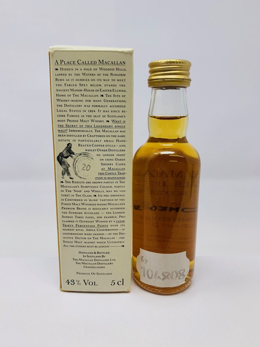 MACALLAN 26 YEAR OLD LIMITED EDITION MINIATURE 