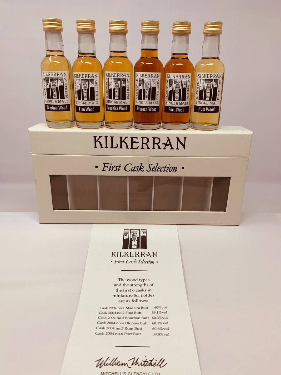 KILKERRAN FIRST CASK MINIATURE SELECTION SET