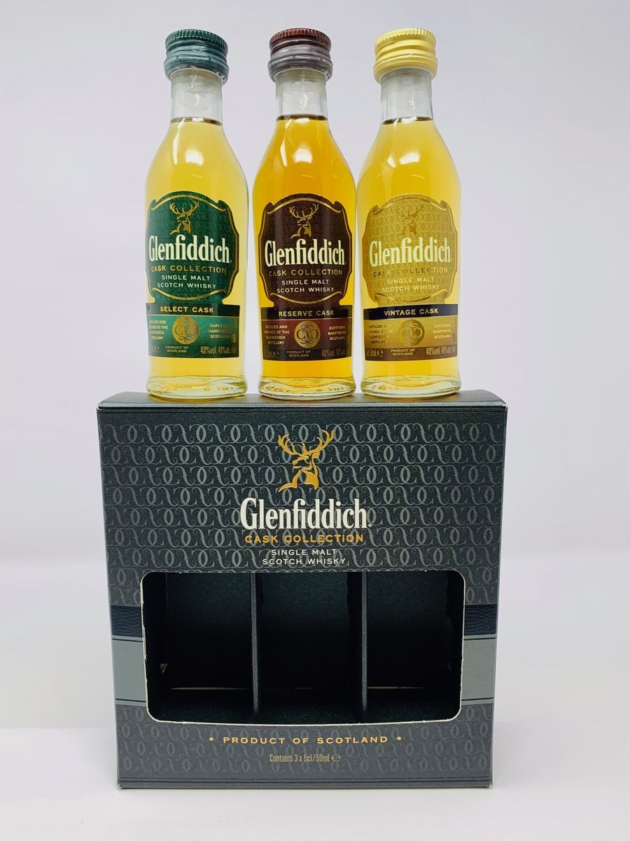 GLENFIDDICH CASK COLLECTION MINIATURE SET
