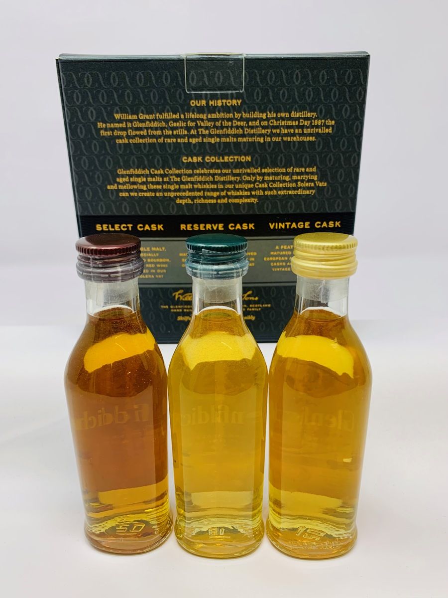 GLENFIDDICH CASK COLLECTION MINIATURE SET