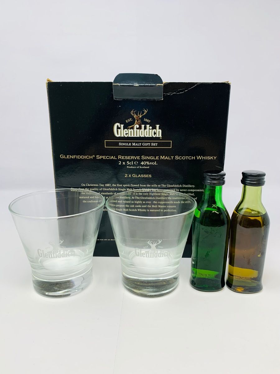 GLENFIDDICH MINIATURES PACK WITH GLASSES