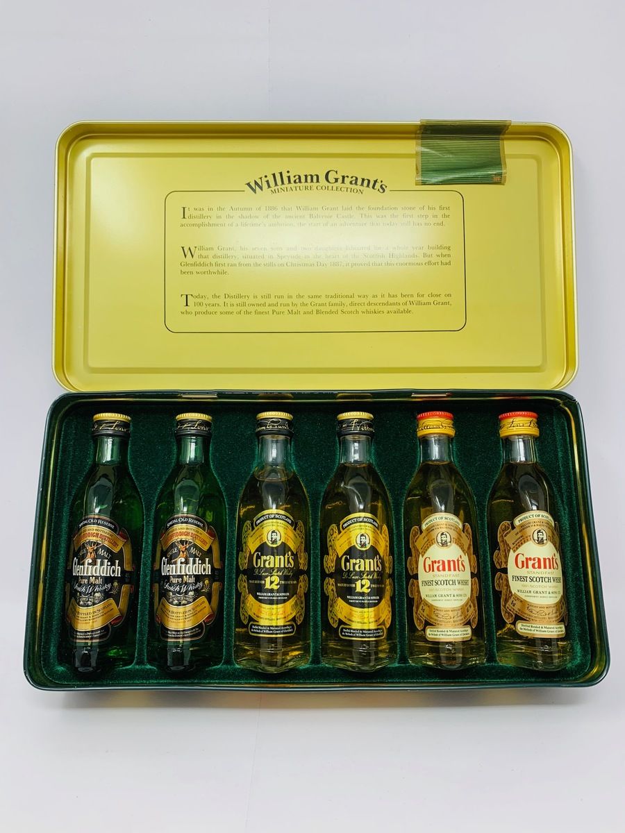 WILLIAM GRANT'S MINIATURE COLLECTION TIN